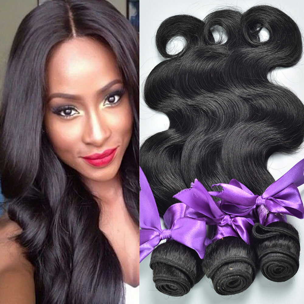 Real Hair Wig & Body Wave Human Hair Weaves | Premium Hair Extensions for Styling - Image 2